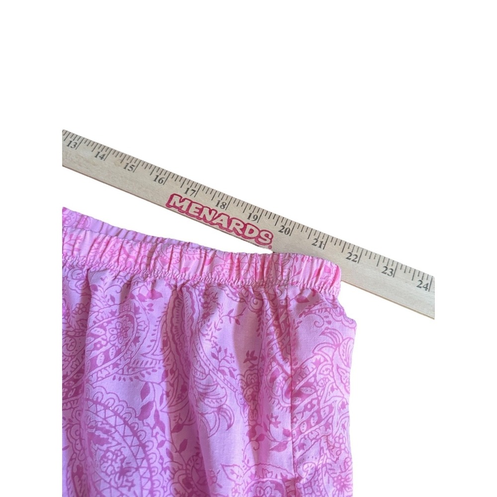 Cato Woman Pajama Set 26/28W Plus Size Pink Paisley Print Sleeveless Tank Pants - Picture 8 of 8